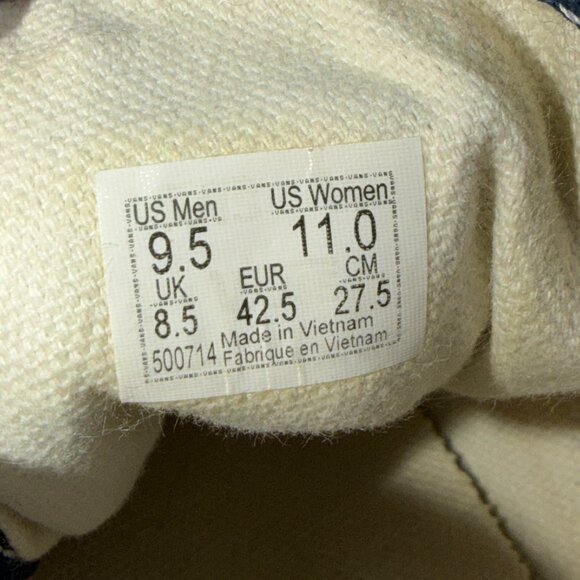 Vans OG Style 36 Blue Beige Men 9.5 Women 11 Skate Shoes Sneakers Retro - Picture 9 of 11